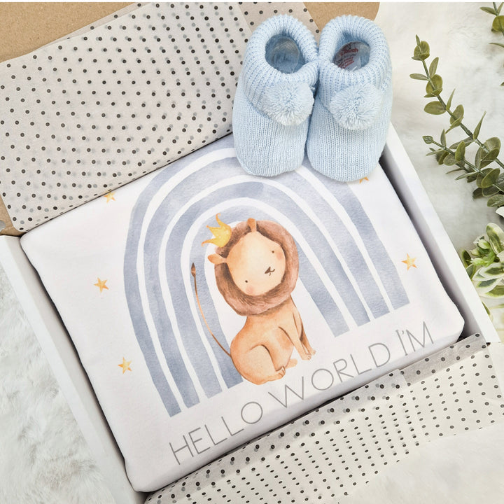 CLEARANCE: Personalised Boys Baby Blanket