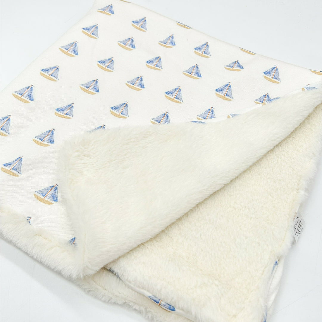Personalised Sailboats Double Sided Blanket