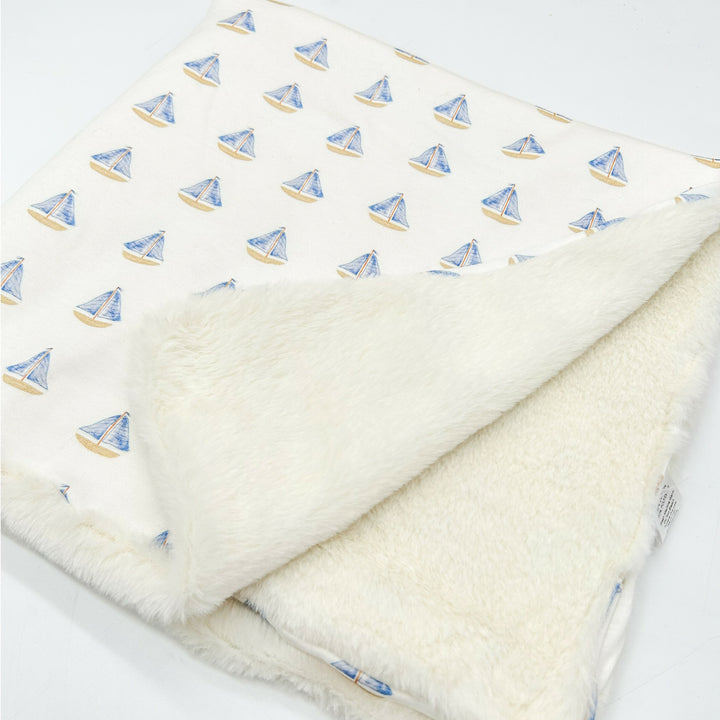 Personalised Sailboats Double Sided Blanket