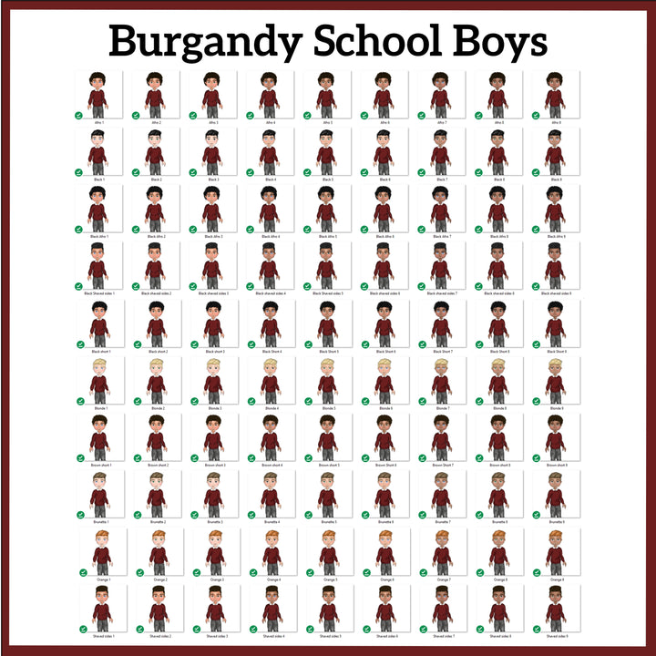 Personalised School Boy Bookbag