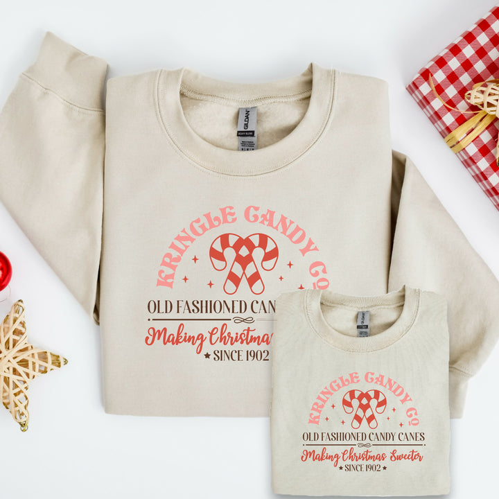 Candy Cane Company Christmas Sweatshirt/Babygrow