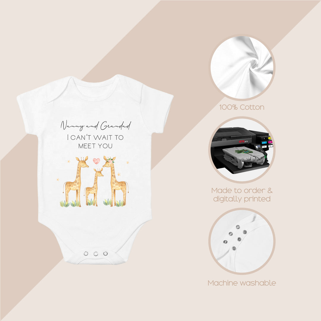 This baby vest is 100% cotton, is digitally printed and made to order. This item is machine washable 
