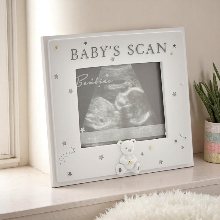 Baby's Scan Teddy Bear Photo Frame