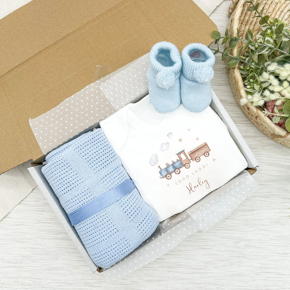 Personalised Boys Clothing Hamper Set