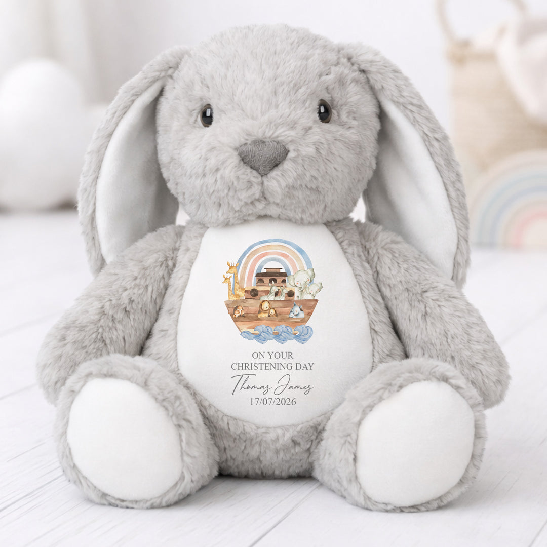 Personalised On Your Christening Day Rabbit