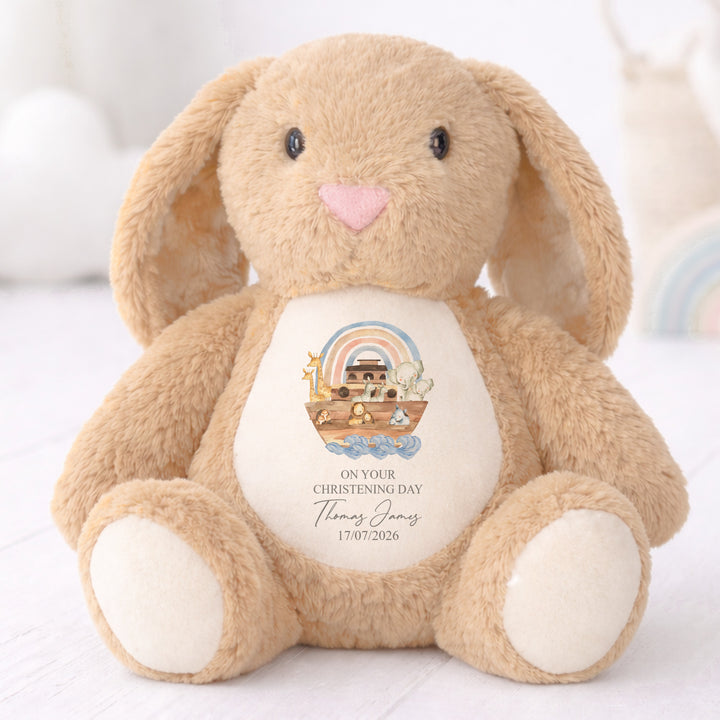 Personalised On Your Christening Day Rabbit