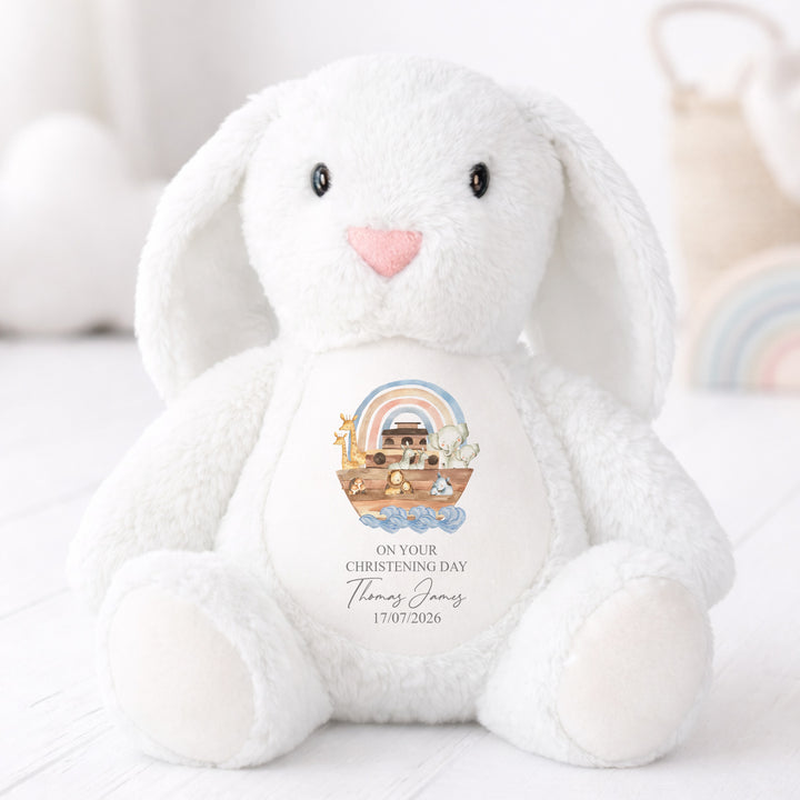 Personalised On Your Christening Day Rabbit