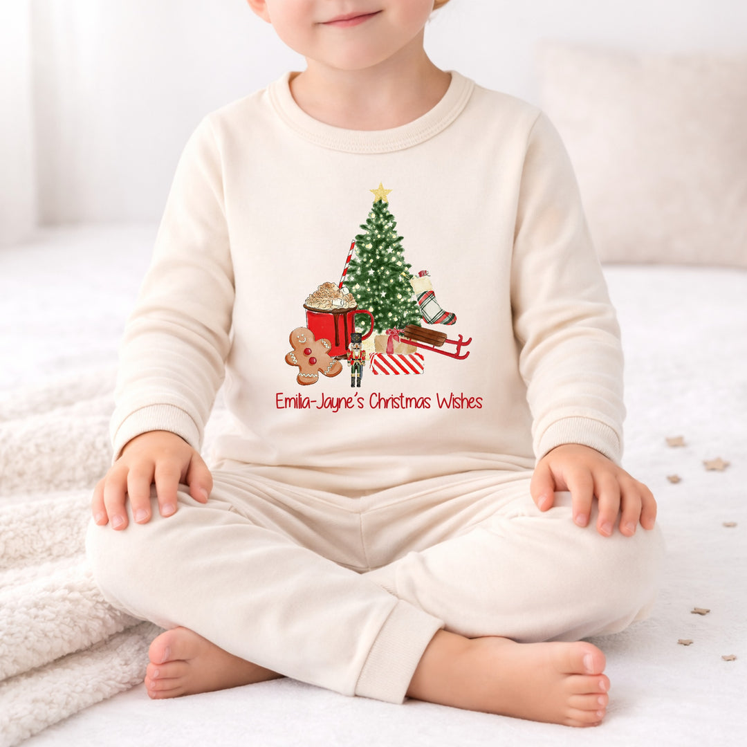 Personalised Classic Christmas Sibling Matching Pyjama/Babygrow