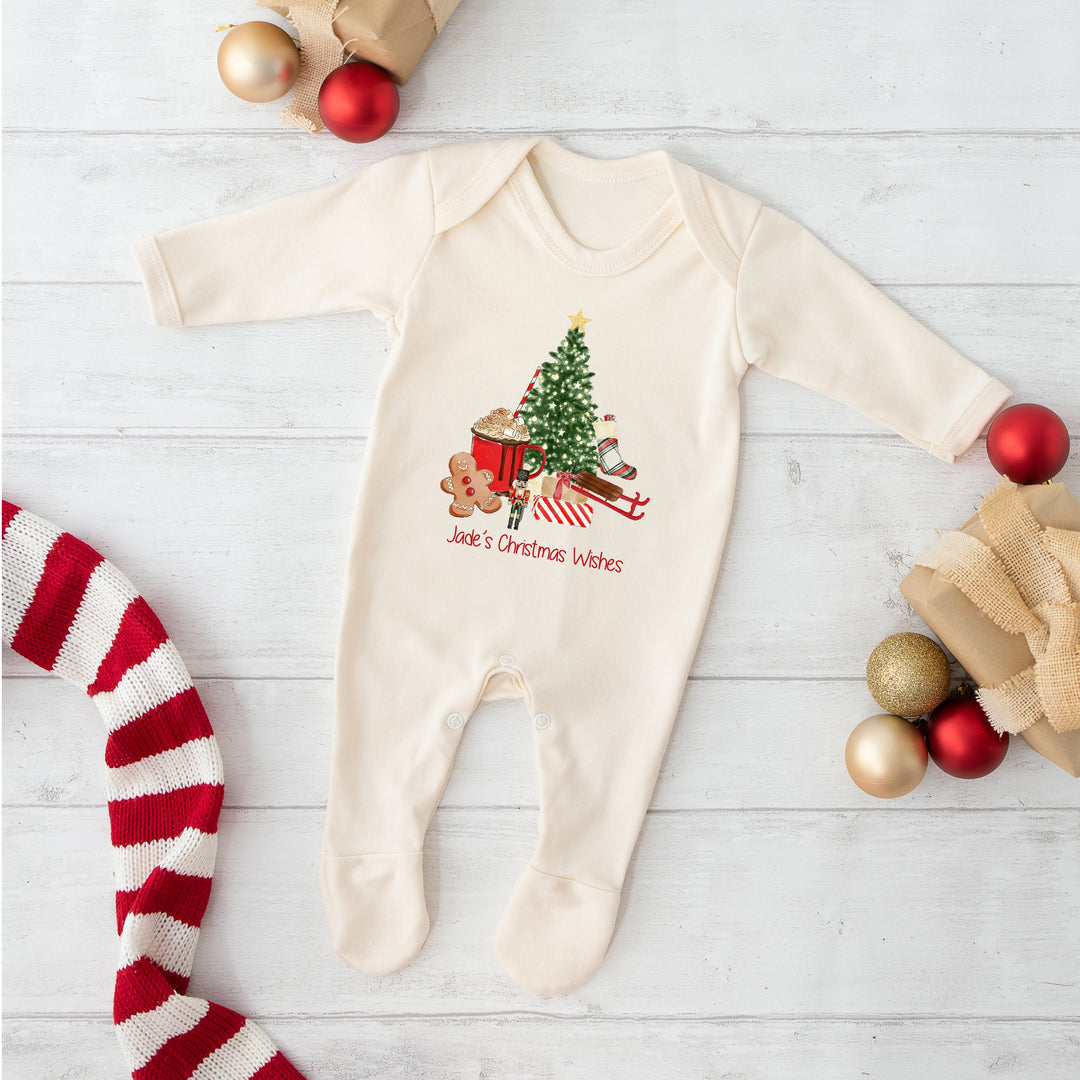 Personalised Classic Christmas Sibling Matching Pyjama/Babygrow