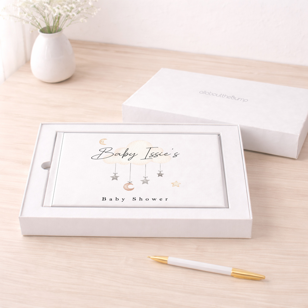 Personalised Clouds Baby Shower Guest Book