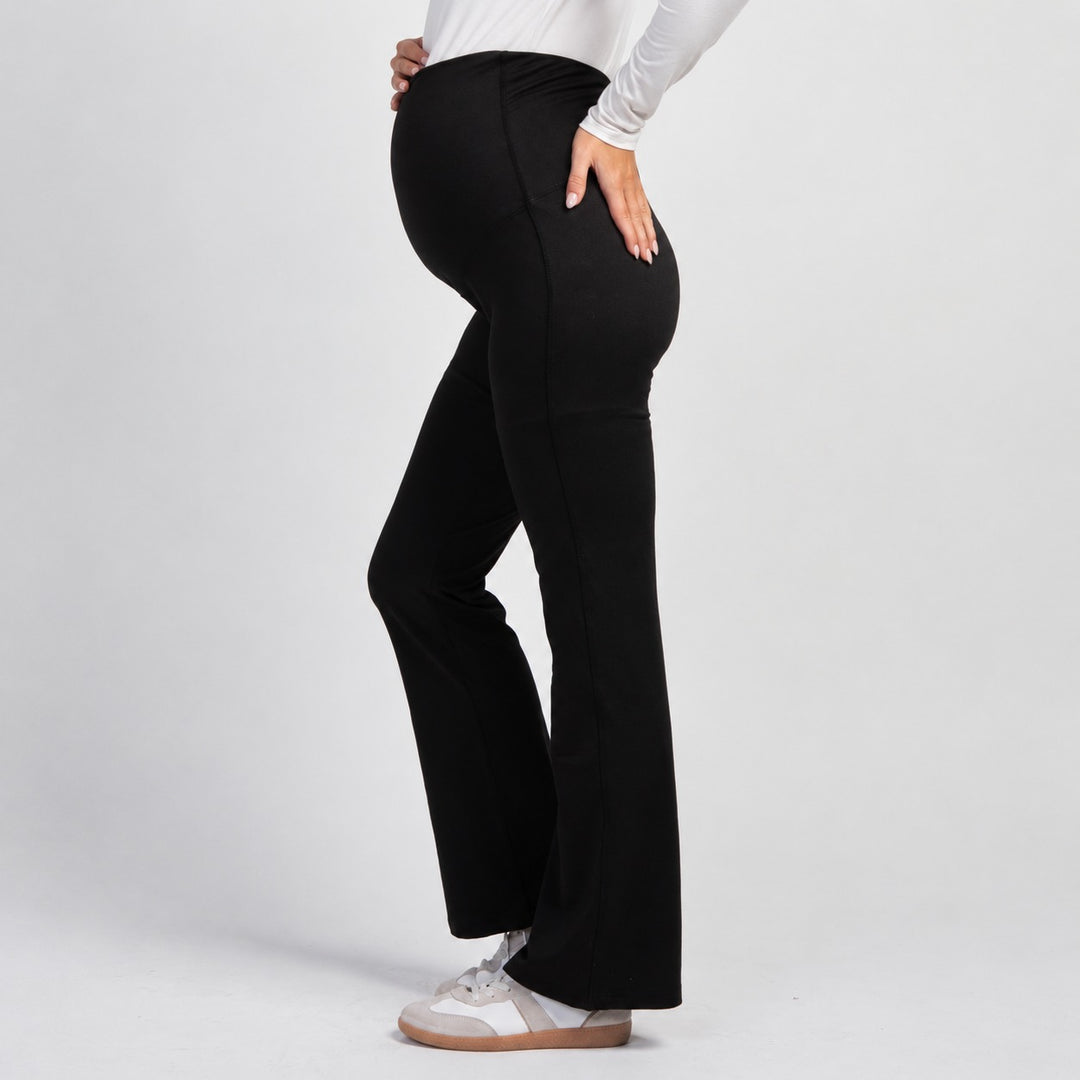Maternity Over-the-Bump Flare Leggings