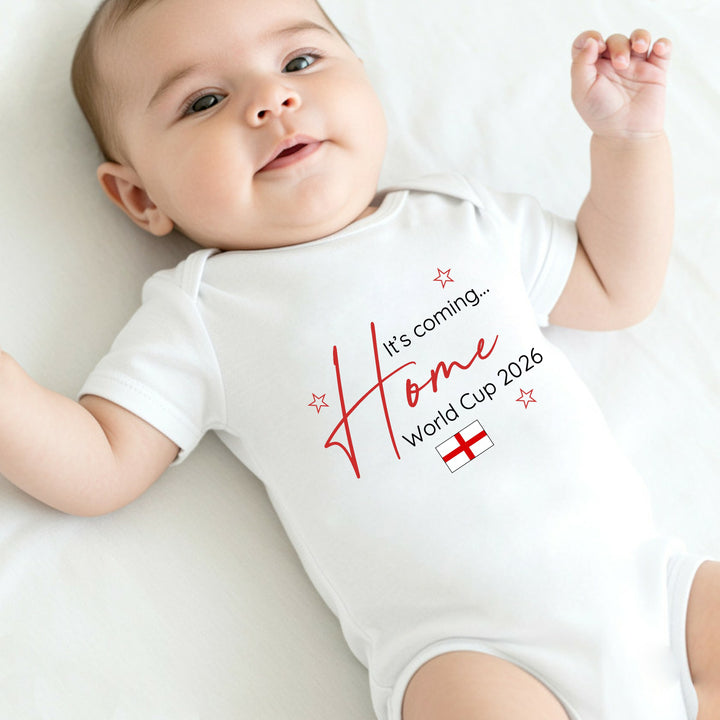 It's Coming Home World Cup Baby Grow or Vest