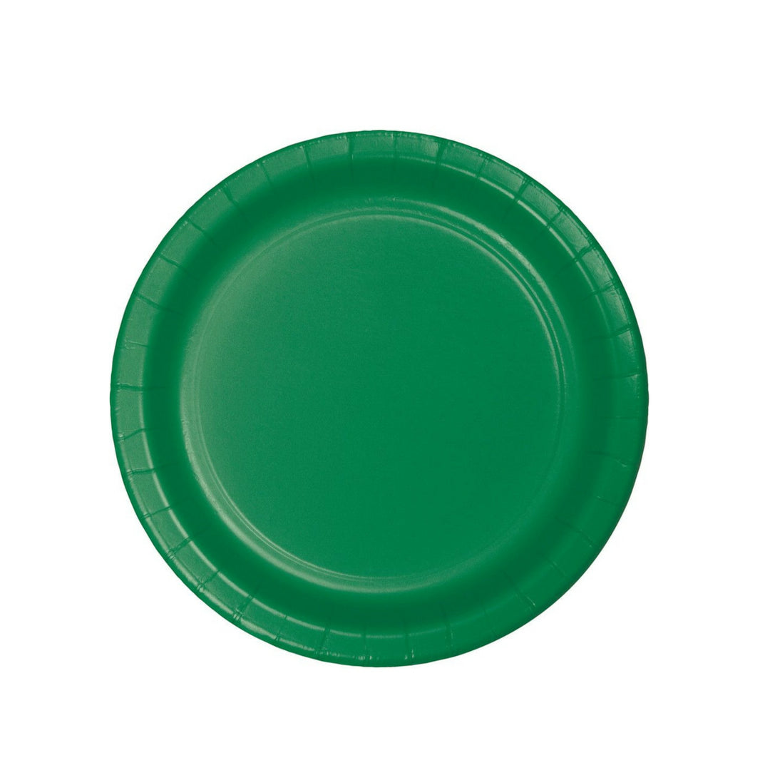 Celebrations Paper Dinner Plates Emerald Green