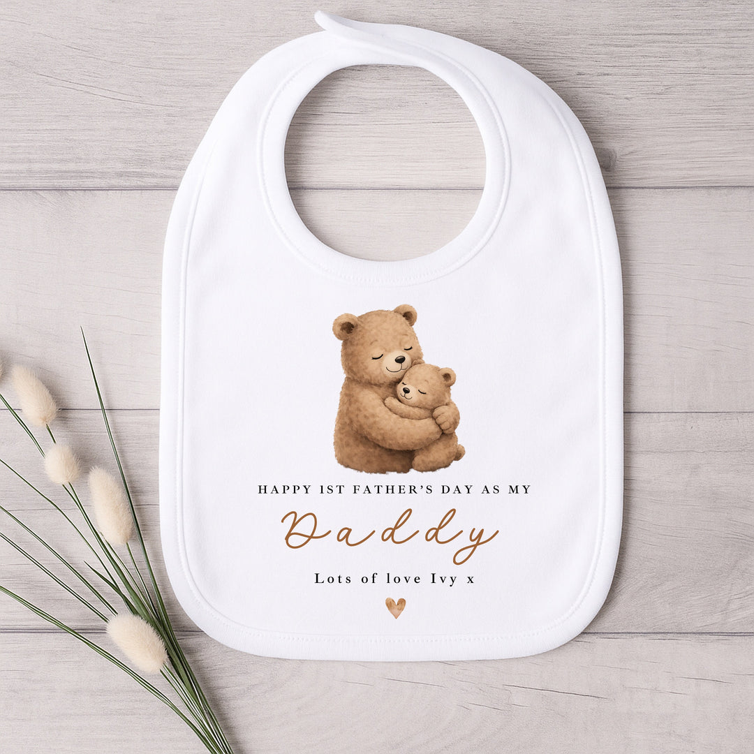 Personalised Brown Bears Happy 1st Father&