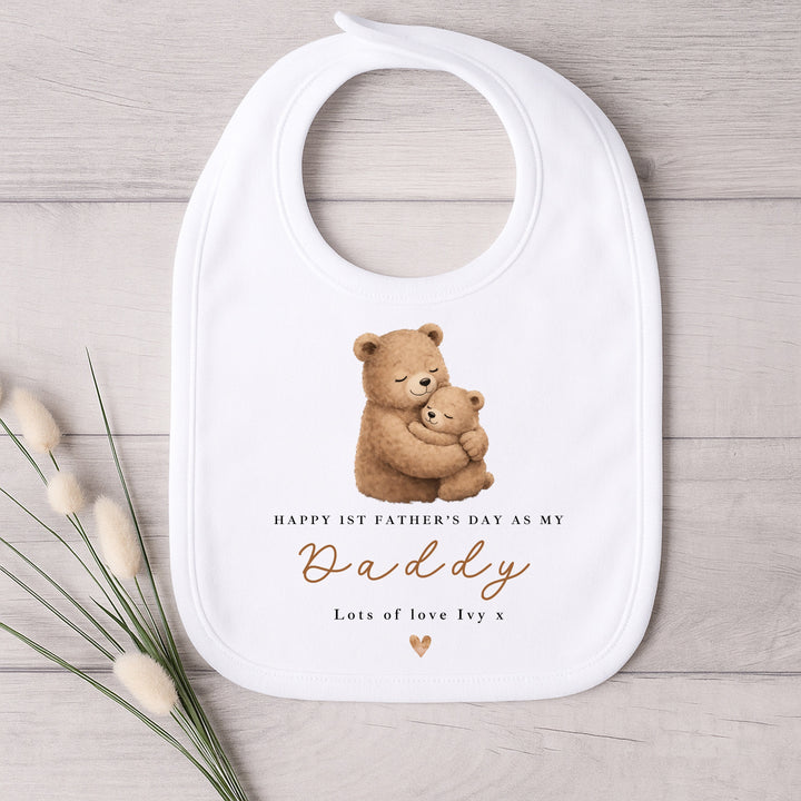 Personalised Brown Bears Happy 1st Father&