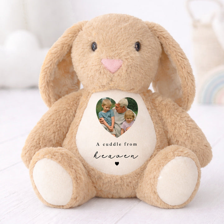 Personalised Photo A Cuddle From Heaven Rabbit