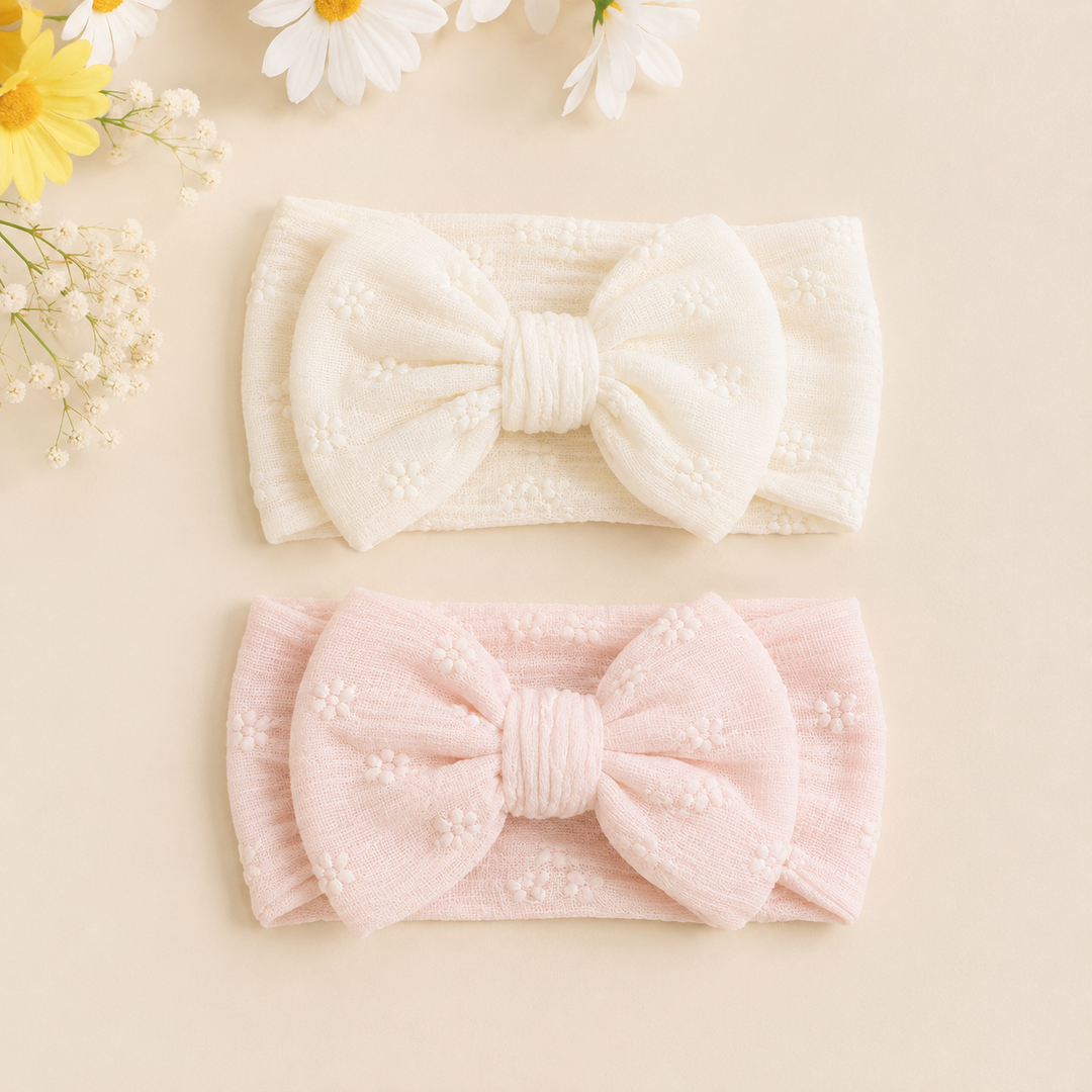 Multi-Pack Two Floral Headbands