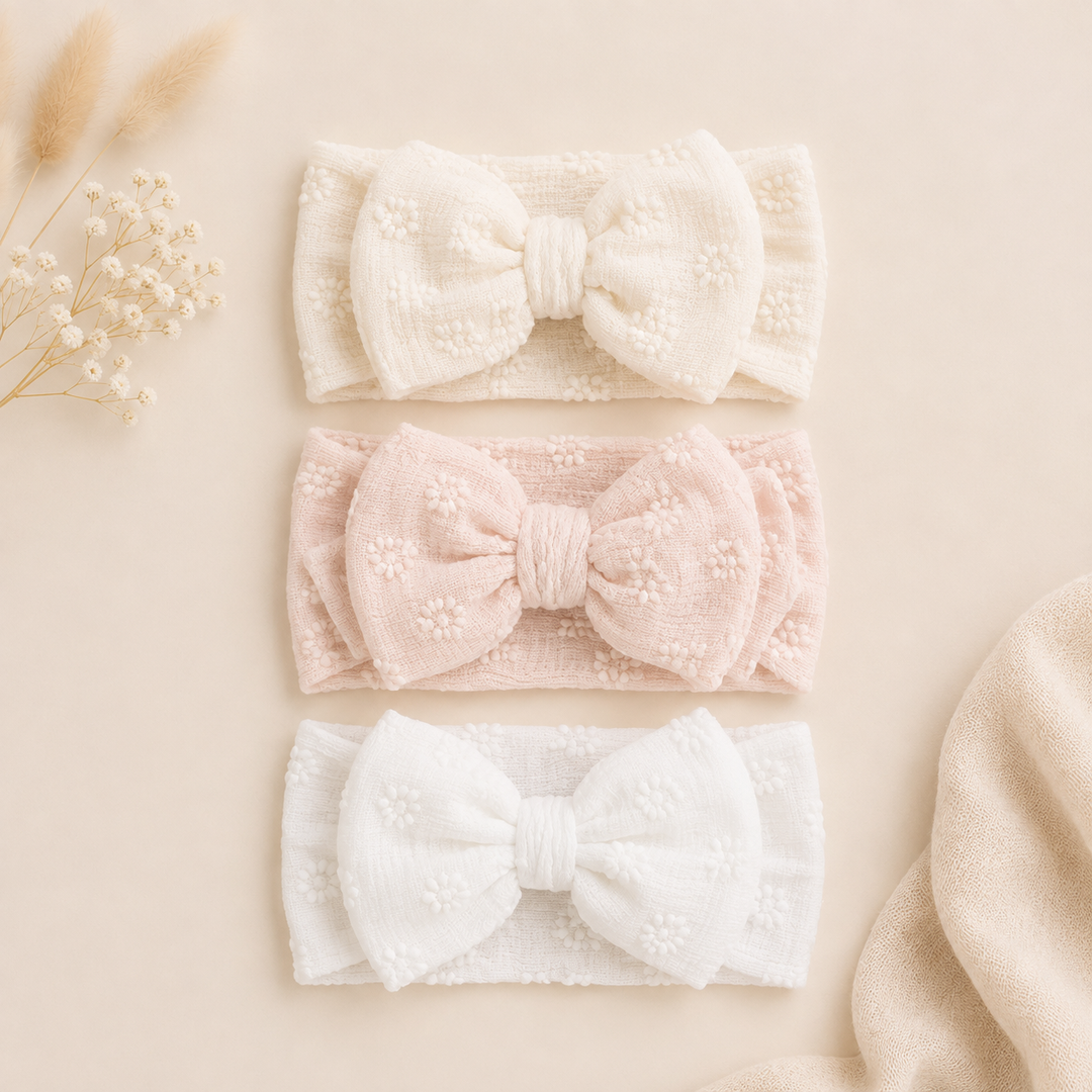Multi-Pack Three Floral Headbands