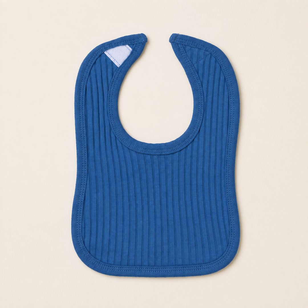 Azure Ribbed Bib