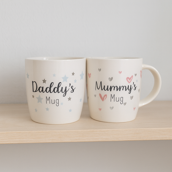 Mummy &amp; Daddy Star Mugs