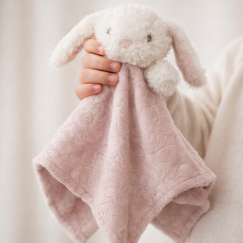 Dusky Pink Rabbit Comforter
