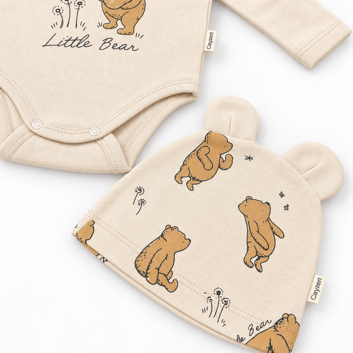 Classic Pooh Bear Beige 3 Piece Set