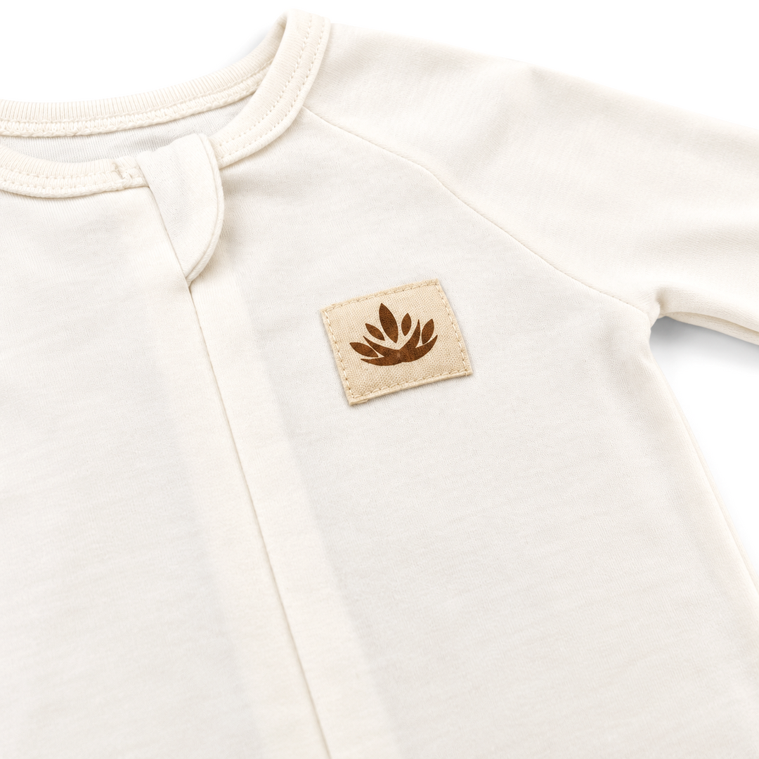 Unisex Organic Zip Up Baby Grow