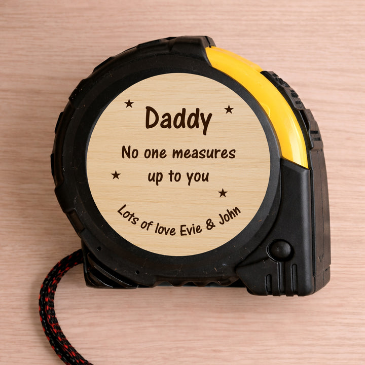 Personalised Stars No One Measures Up To You Tape Measure