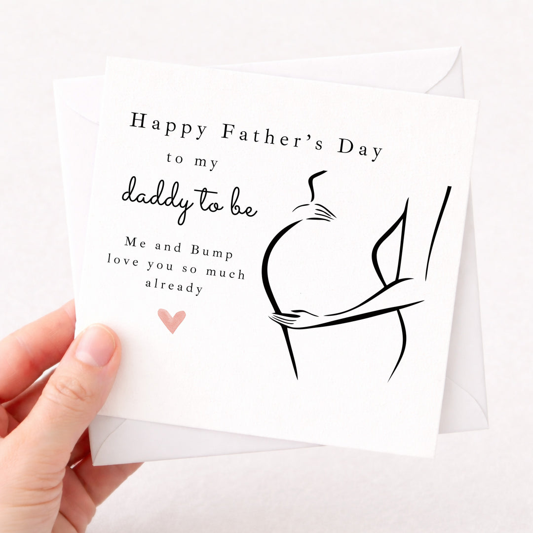 Daddy To Be Happy Father's Day Card