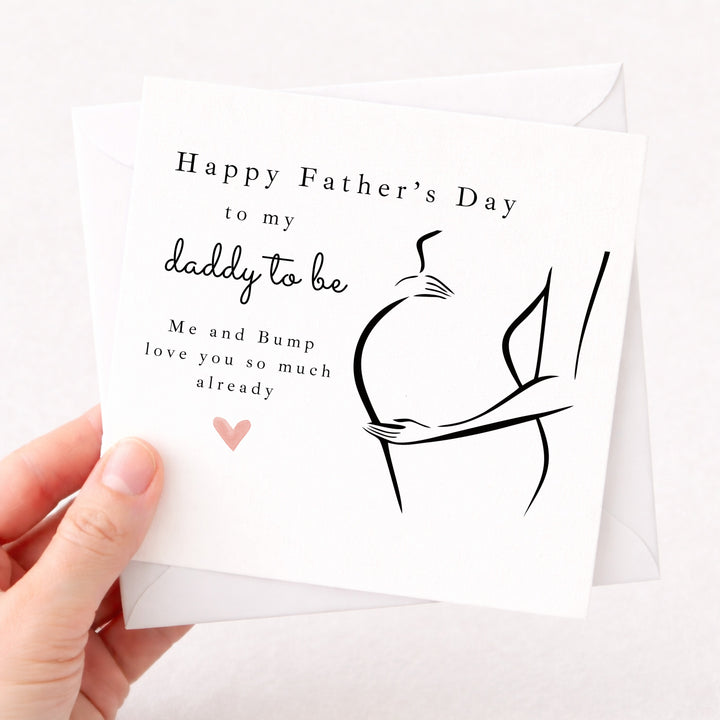 Daddy To Be Happy Father's Day Card