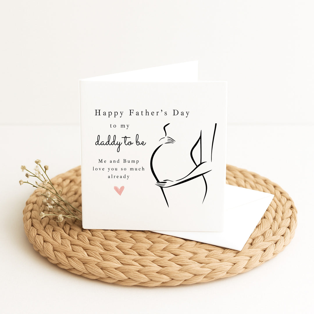 Daddy To Be Happy Father's Day Card