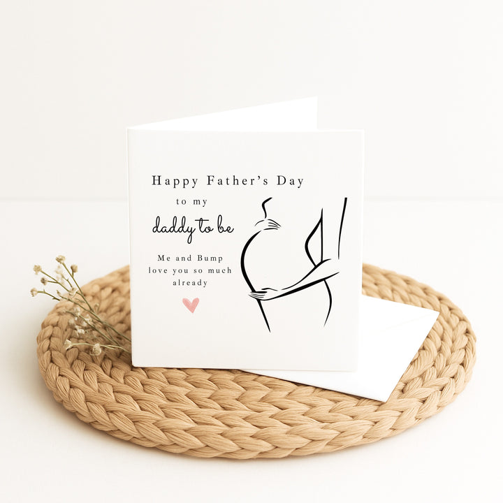 Daddy To Be Happy Father's Day Card