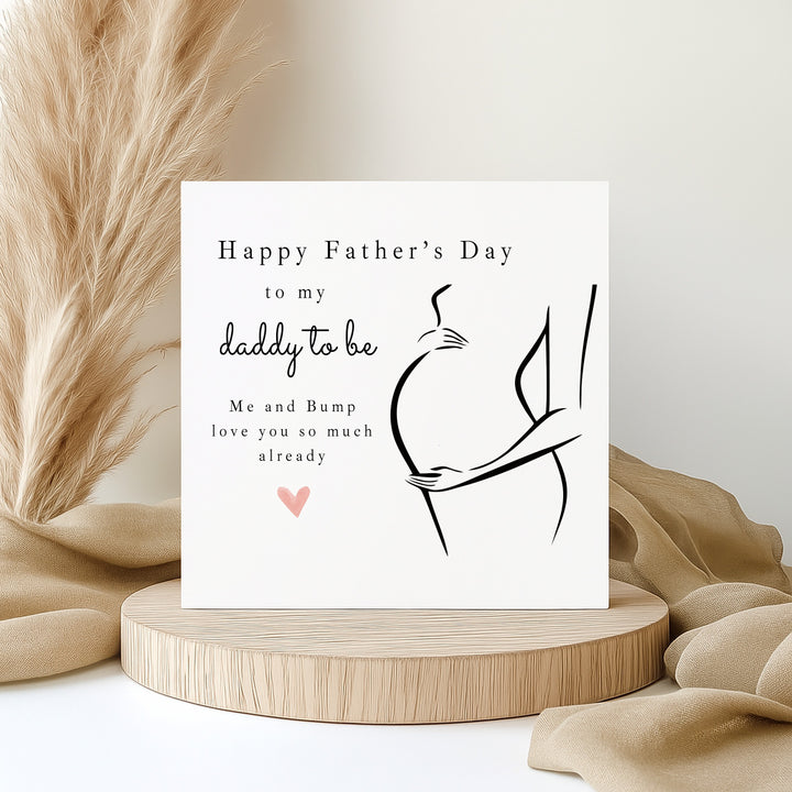 Daddy To Be Happy Father's Day Card