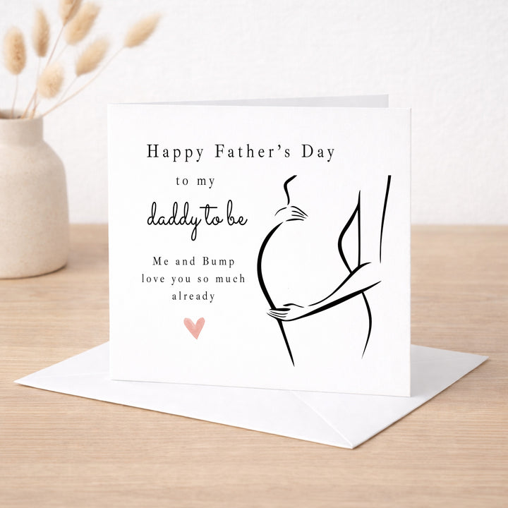 Daddy To Be Happy Father's Day Card