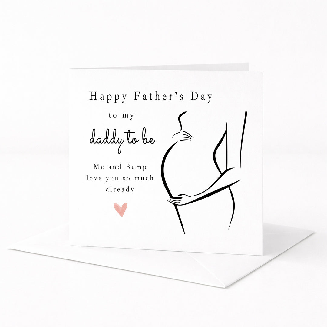 Daddy To Be Happy Father's Day Card