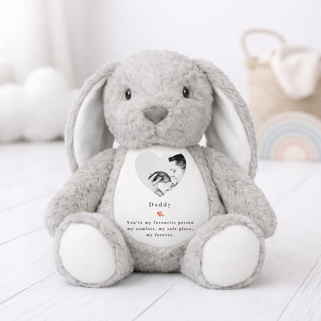 Personalised Photo Daddy You're My Safe Place Teddy