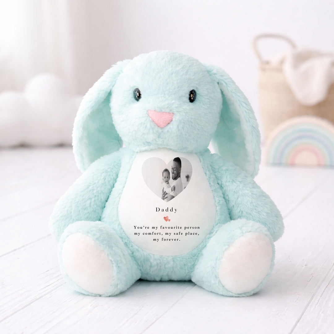Personalised Photo Daddy You're My Safe Place Teddy