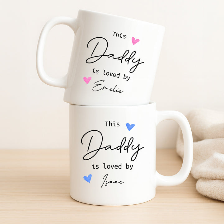 Personalised Photo This Daddy Is Loved By Mug