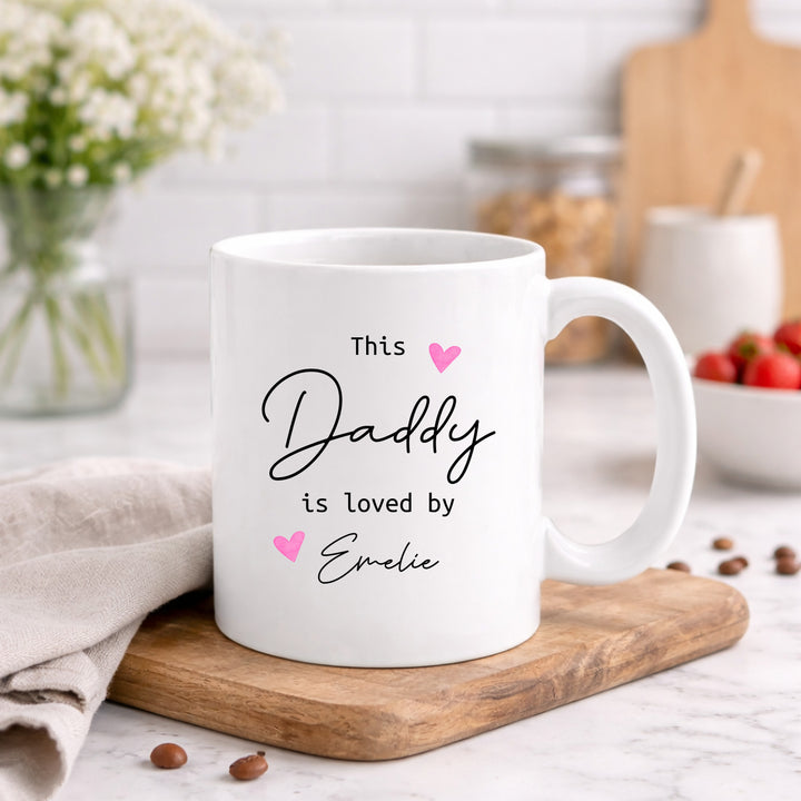 Personalised Photo This Daddy Is Loved By Mug