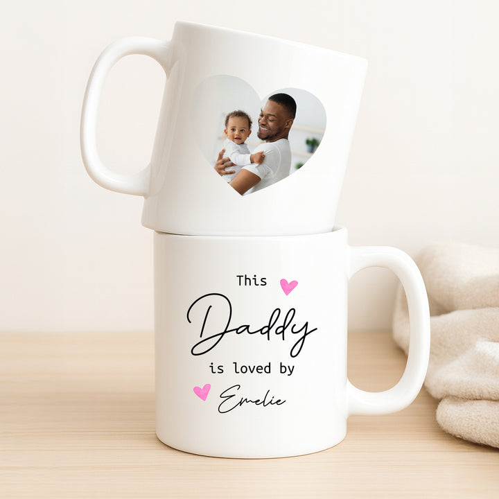 Personalised Photo This Daddy Is Loved By Mug
