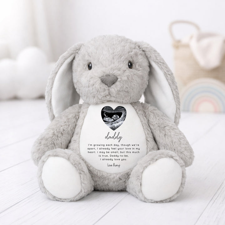 Personalised Baby Scan Father's Day Teddy
