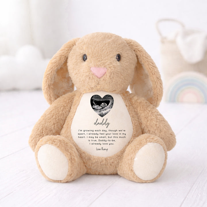 Personalised Baby Scan Father's Day Teddy