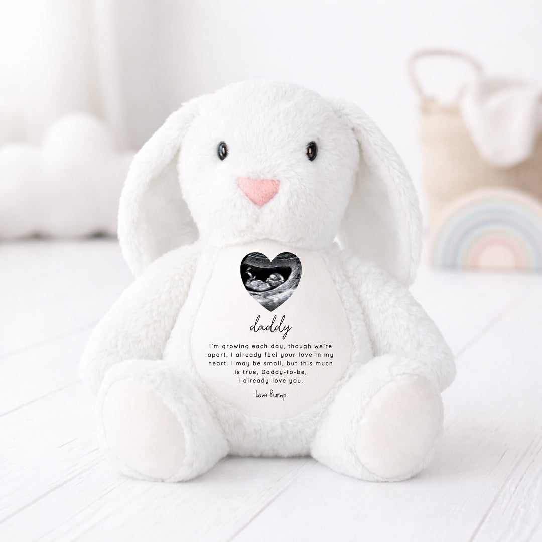 Personalised Baby Scan Father's Day Teddy