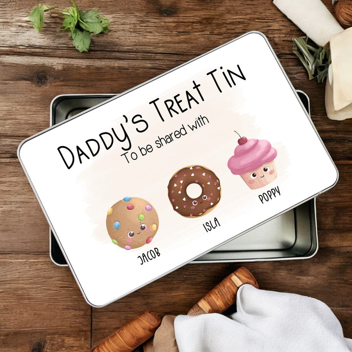 Personalised Daddie's Treat Tin