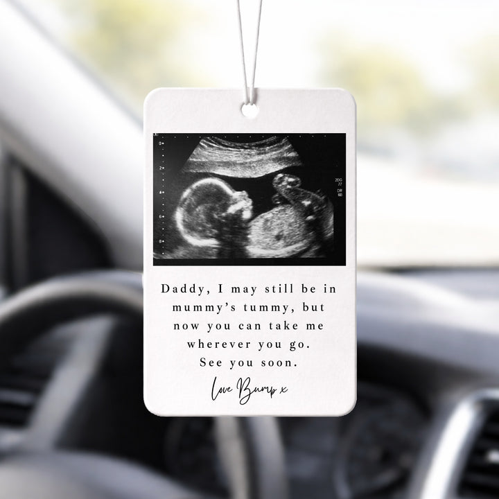 Personalised Baby Scan Car Airfreshener