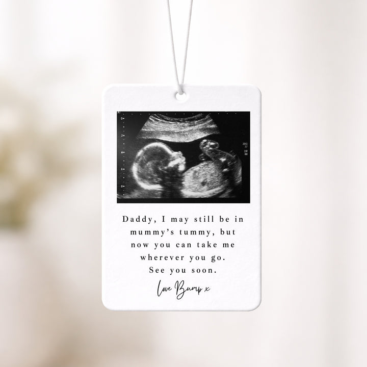 Personalised Baby Scan Car Airfreshener