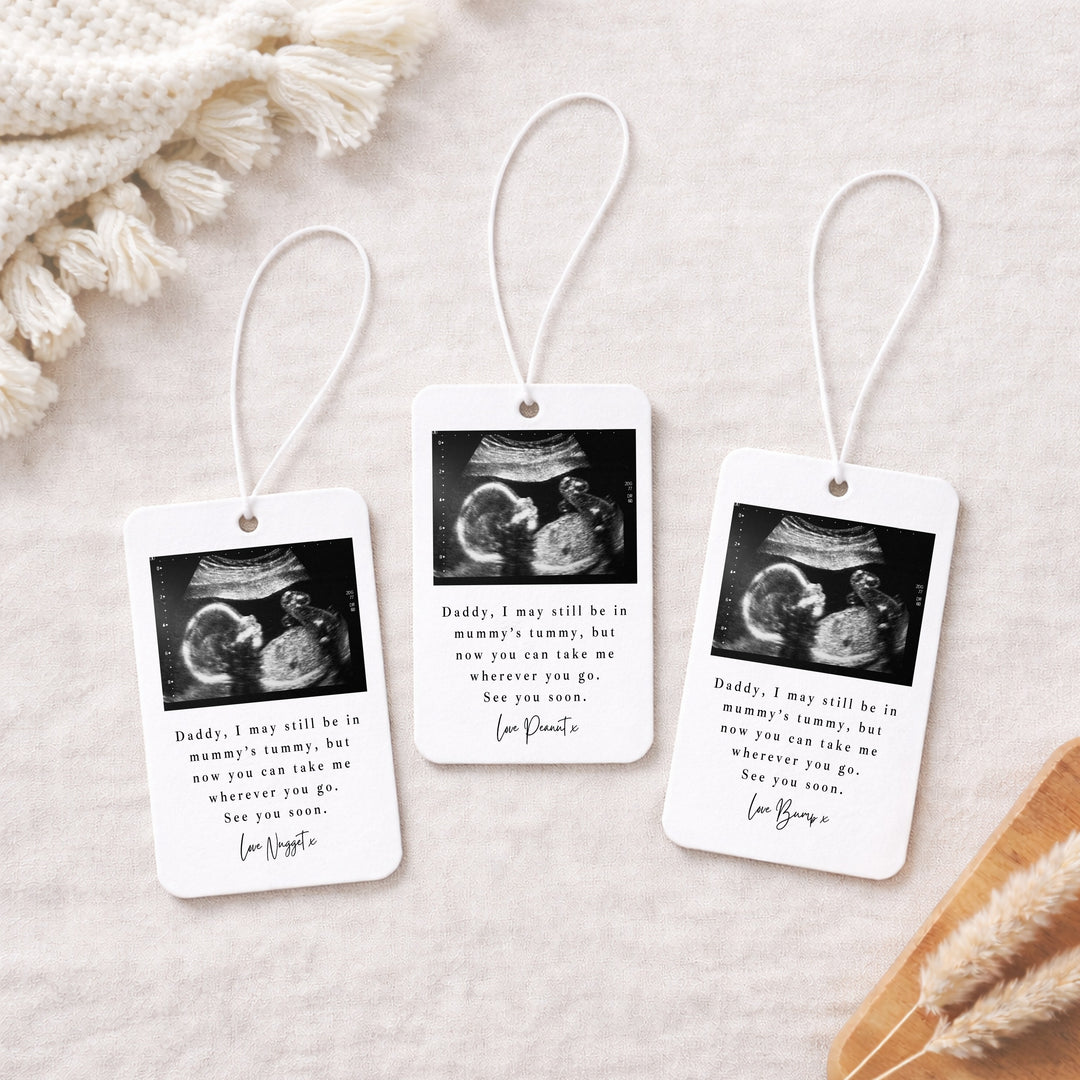 Personalised Baby Scan Car Airfreshener
