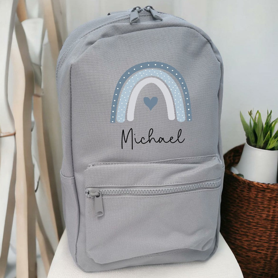 Personalised Blue Elephant Backpack