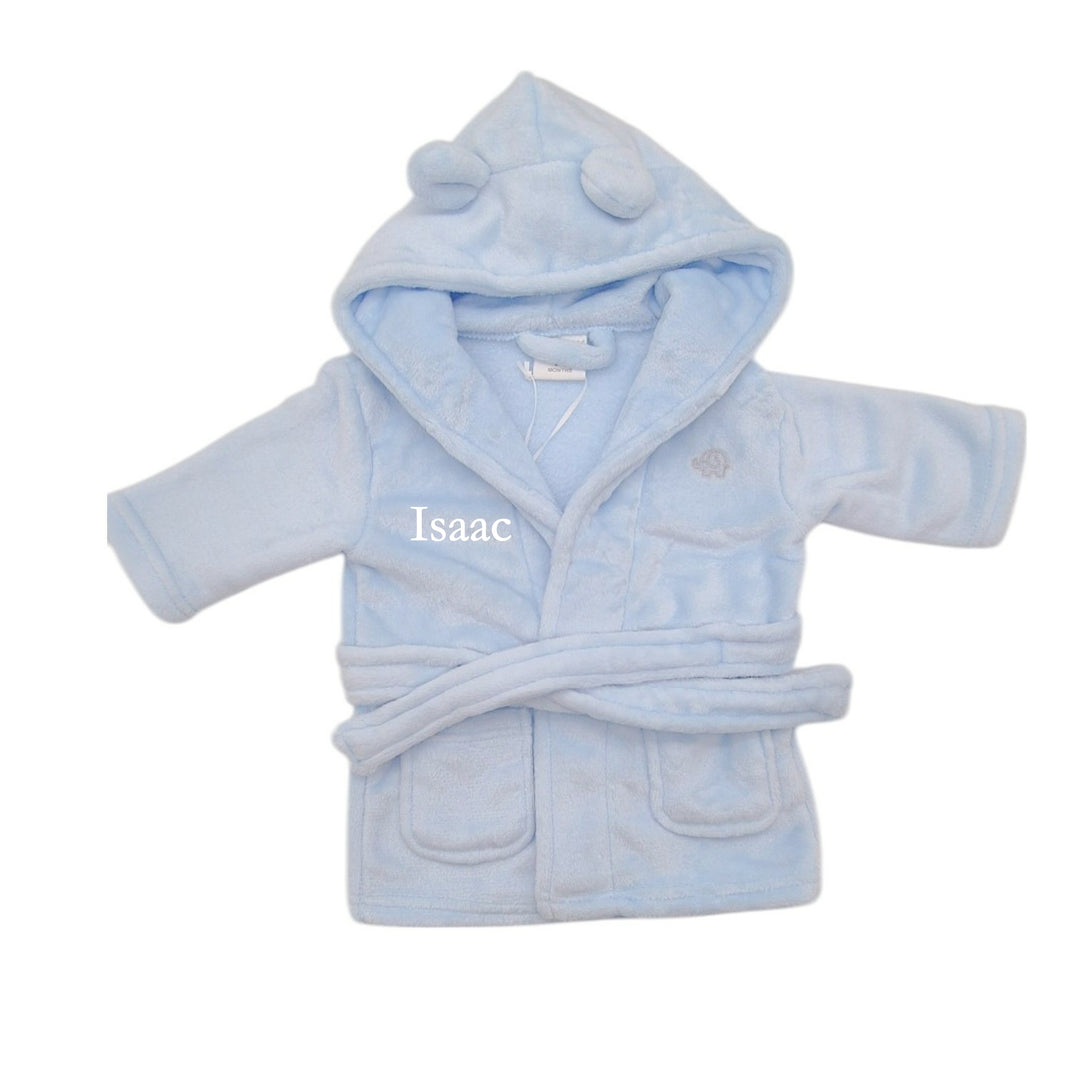 Personalised Embroidered Front Toddler Dressing Gown