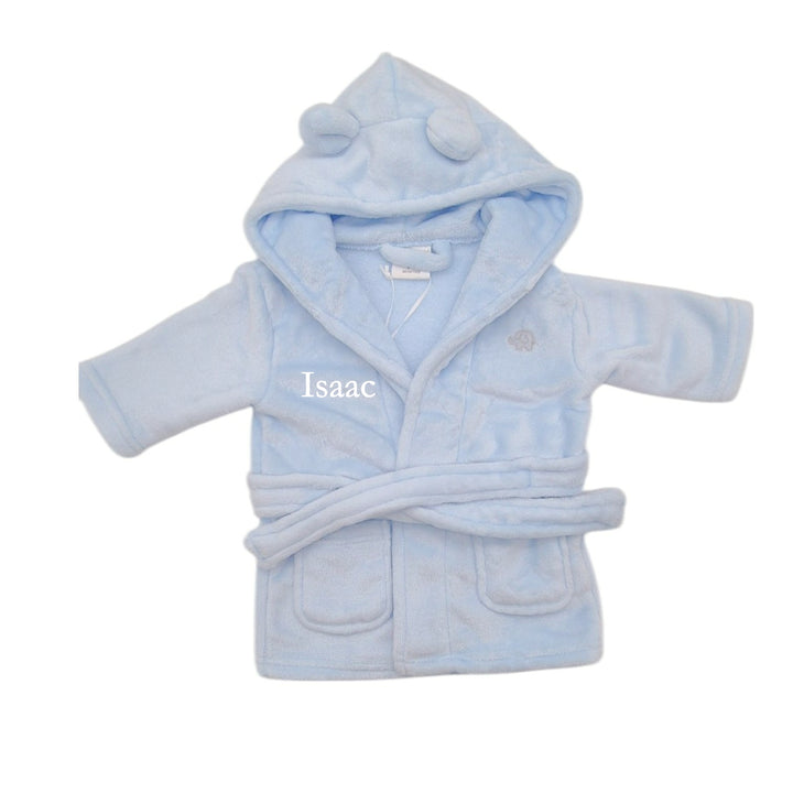 Personalised Embroidered Front Toddler Dressing Gown